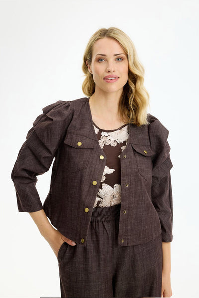 Hazel jacket Brown - 17247 Thumbnail