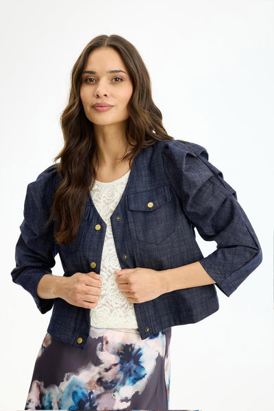 Hazel jacket DARK BLUE - 17247 Thumbnail