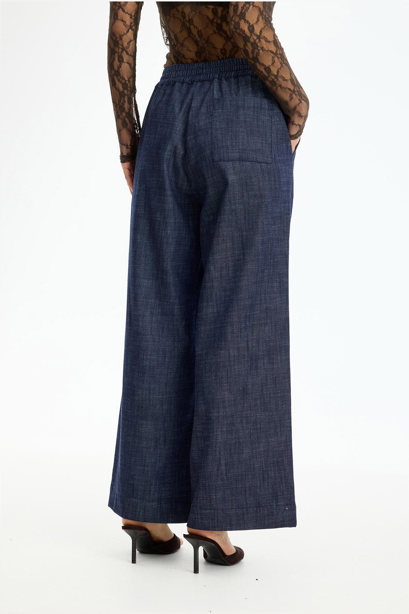 Hazel pants DARK BLUE - 17243