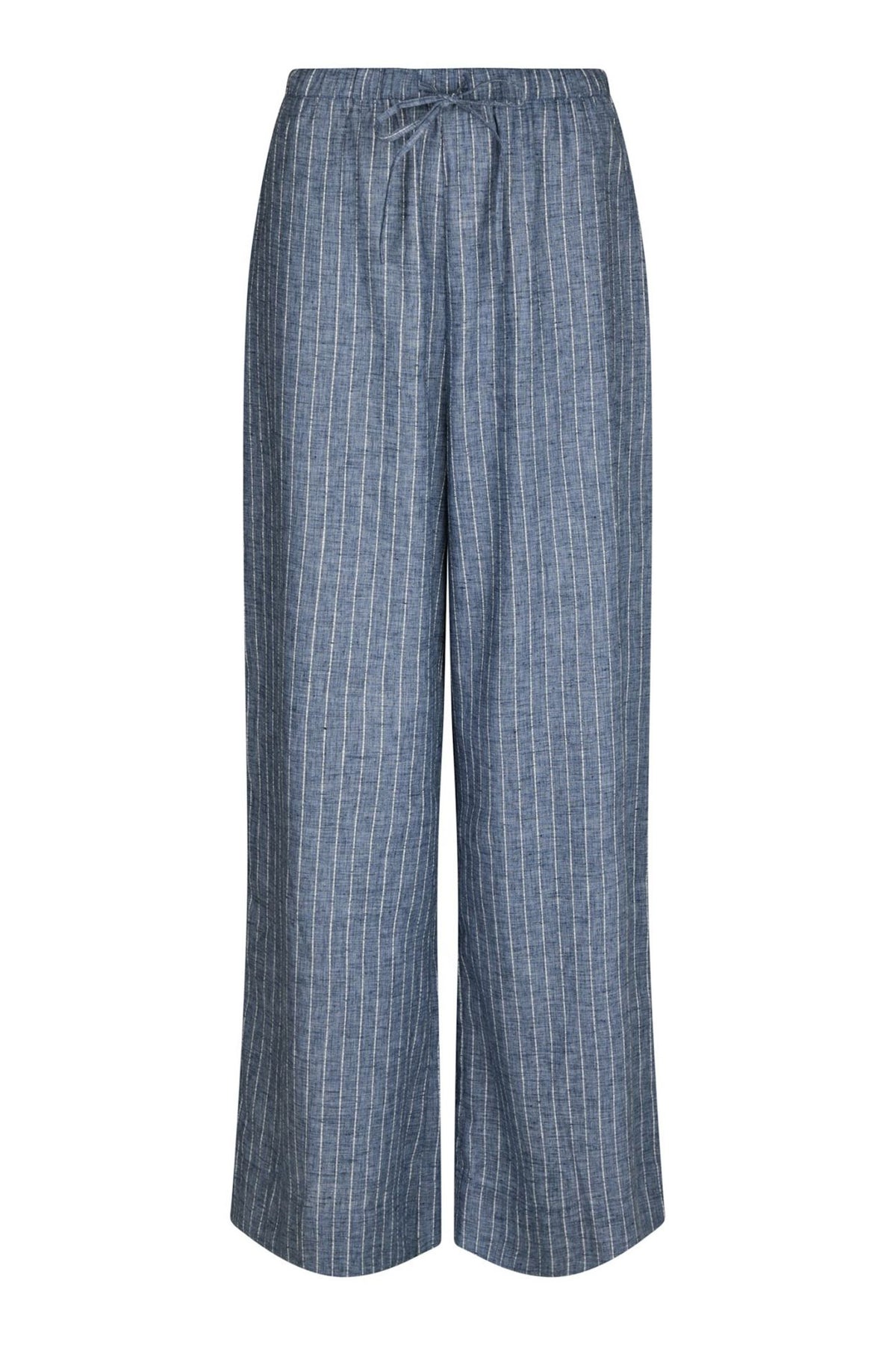 Heifa Emb Stripe Pants Blue - 168372