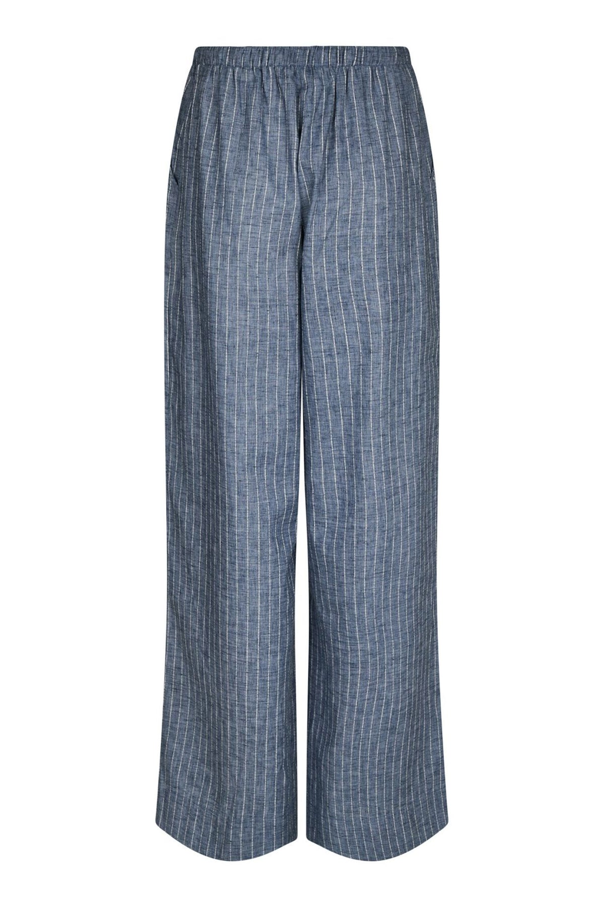 Heifa Emb Stripe Pants Blue - 168372
