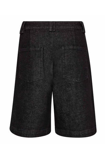 HelimaCC Pleat Shorts 96-Black - 41051 Thumbnail