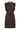 HeraCC Frill SS Crop V-Dress 145-Dark Brown - 46099