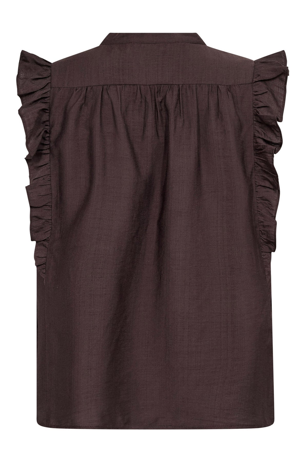 HeraCC Frill SS V-Top 145-Dark Brown - 45165