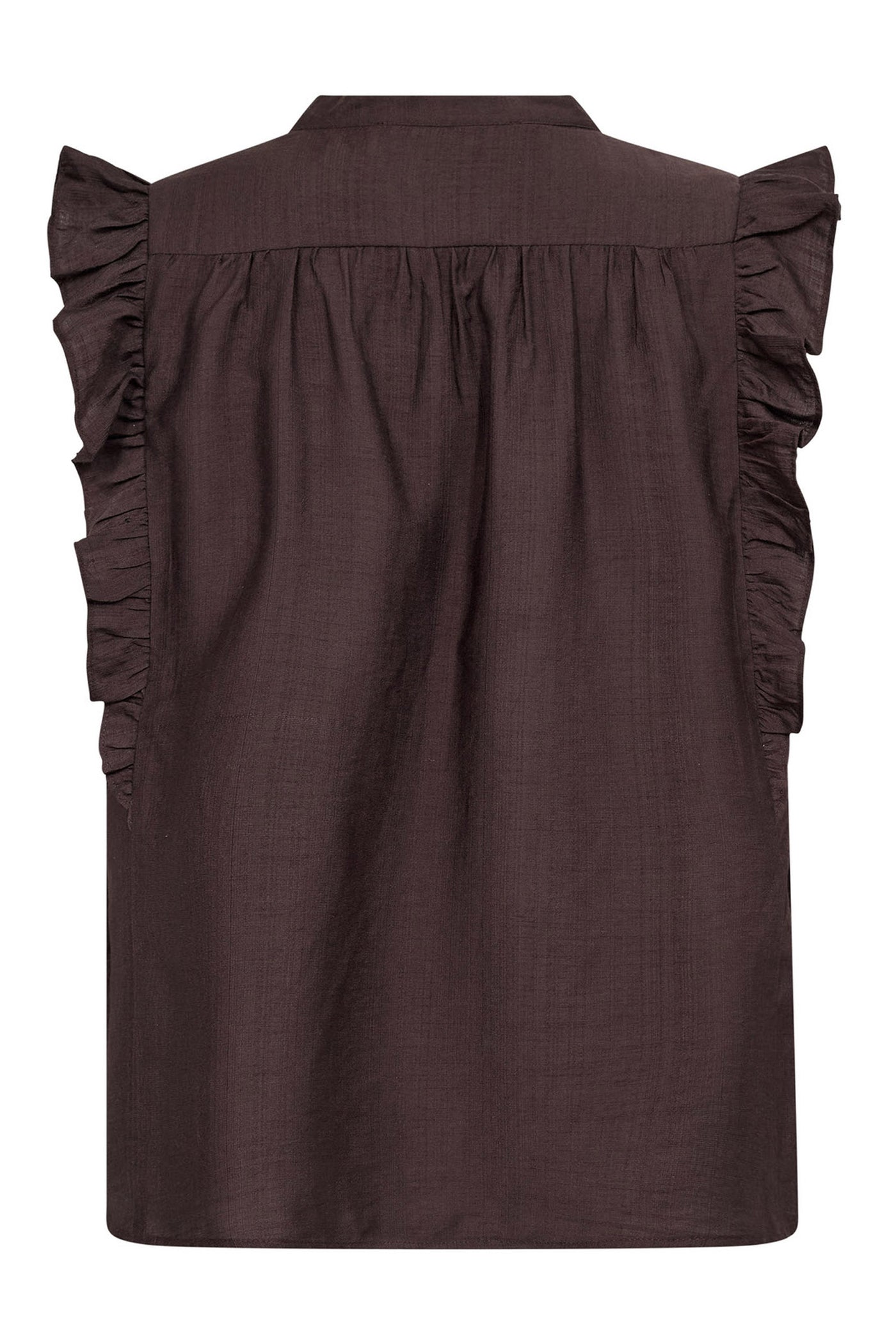 HeraCC Frill SS V-Top 145-Dark Brown - 45165