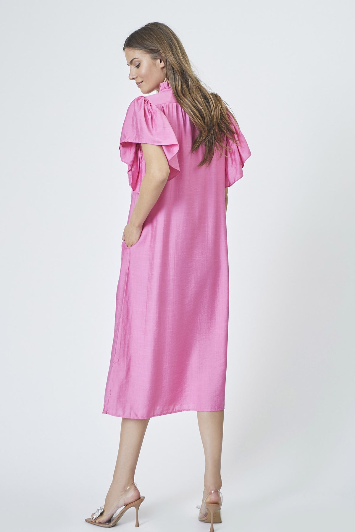 HeraCC SS Frill Dress 330-Pink