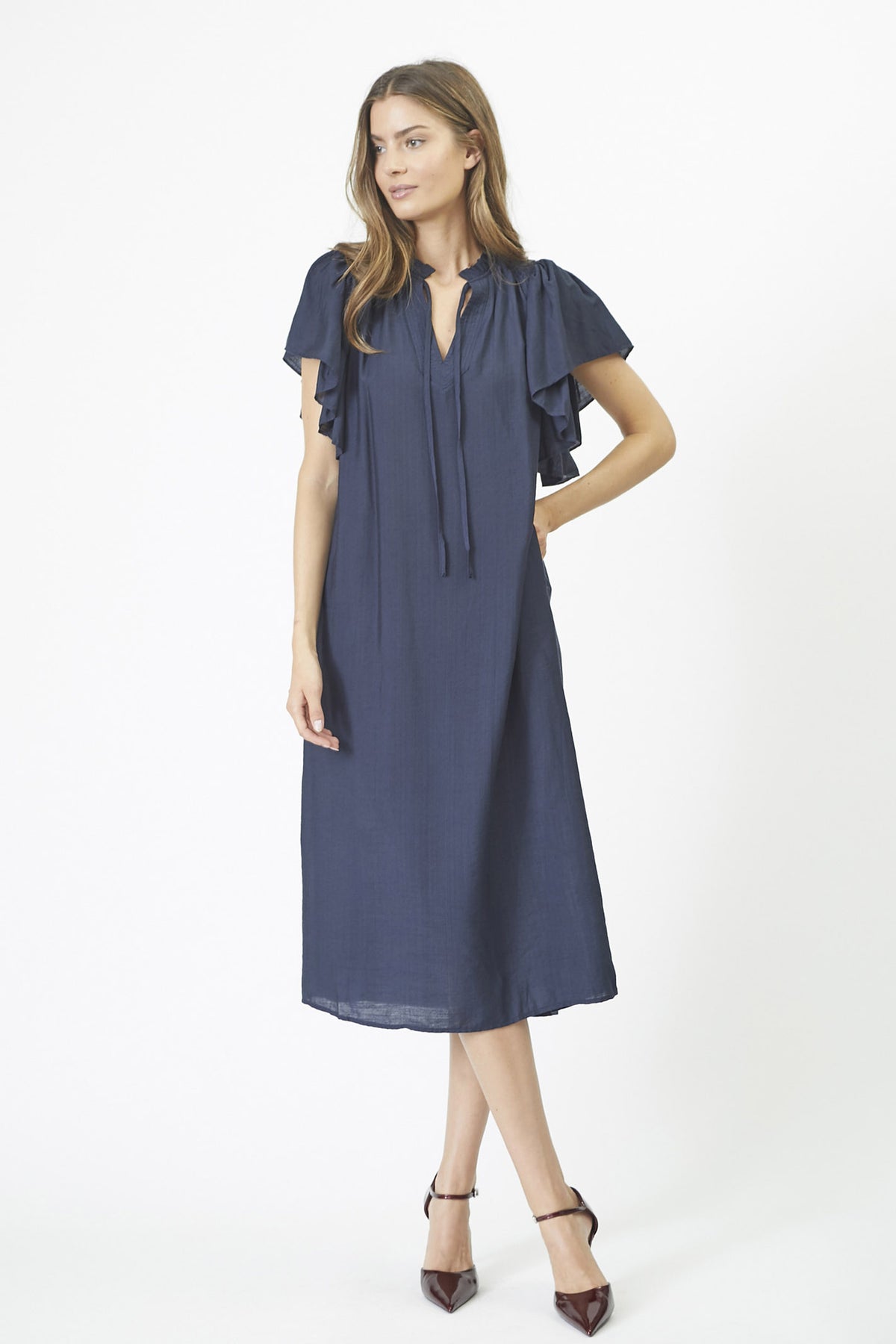 HeraCC SS Frill Dress 61-Ink - 36421