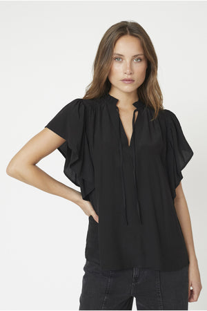HeraCC SS Frill Top 96-Black - 35703