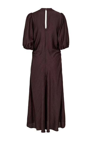 HeraCC SS Puff Dress 145-Dark Brown - 46093 Thumbnail