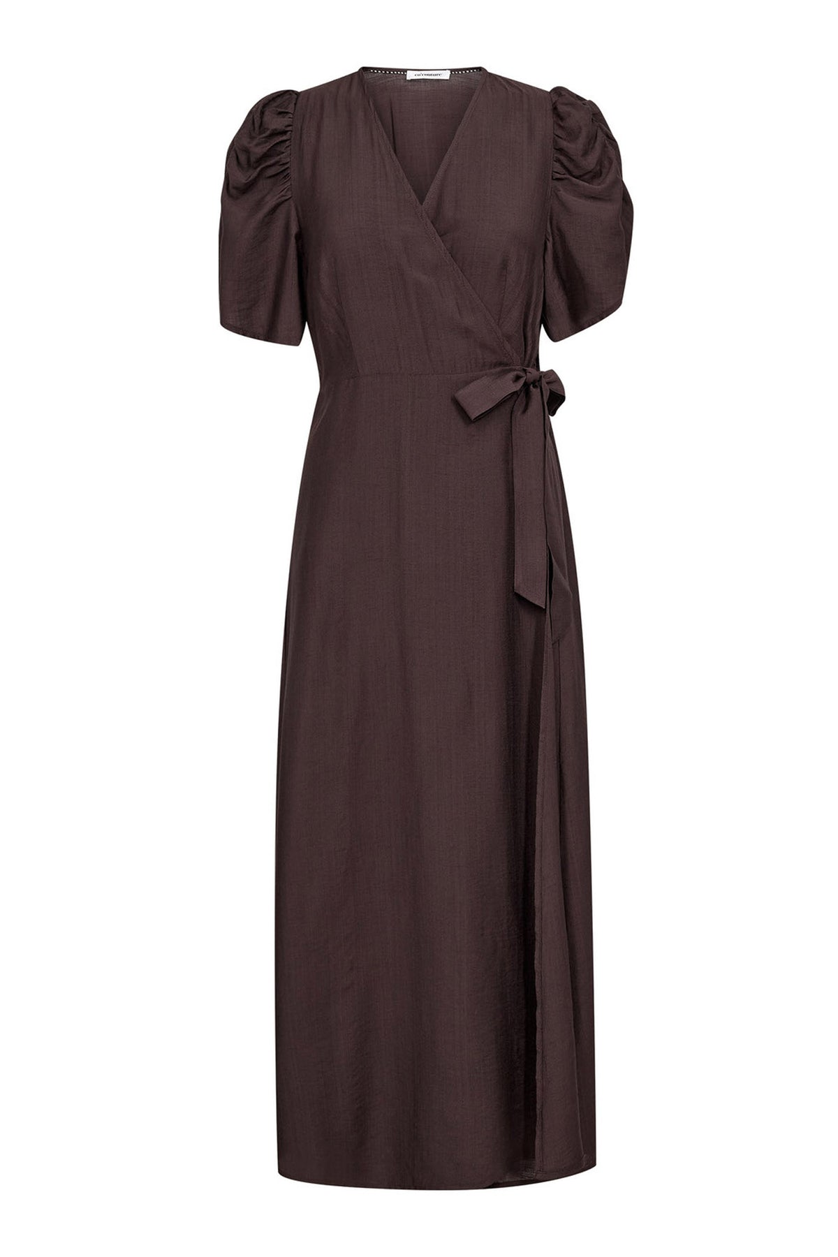 HeraCC SS Wrap Dress 145-Dark Brown - 46094