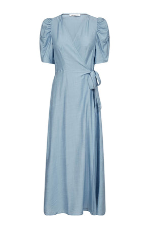 HeraCC SS Wrap Dress 23-Pale Blue - 46094