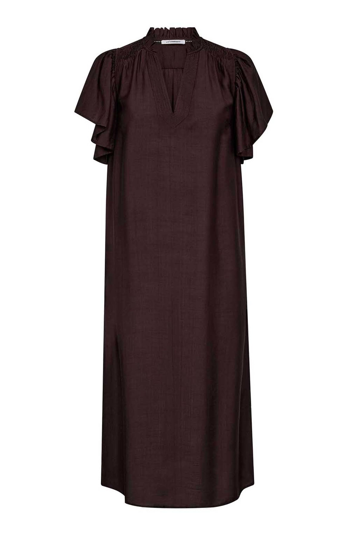 Heracc Ss Frill Dress Mocca - 36421