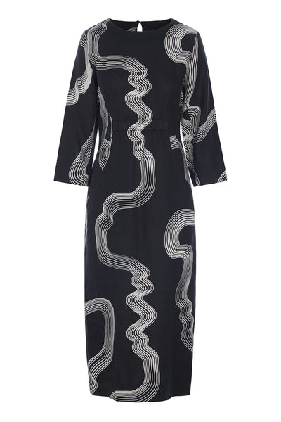 Hikazu lang kjole WAVES - 261-2328-5572 Thumbnail