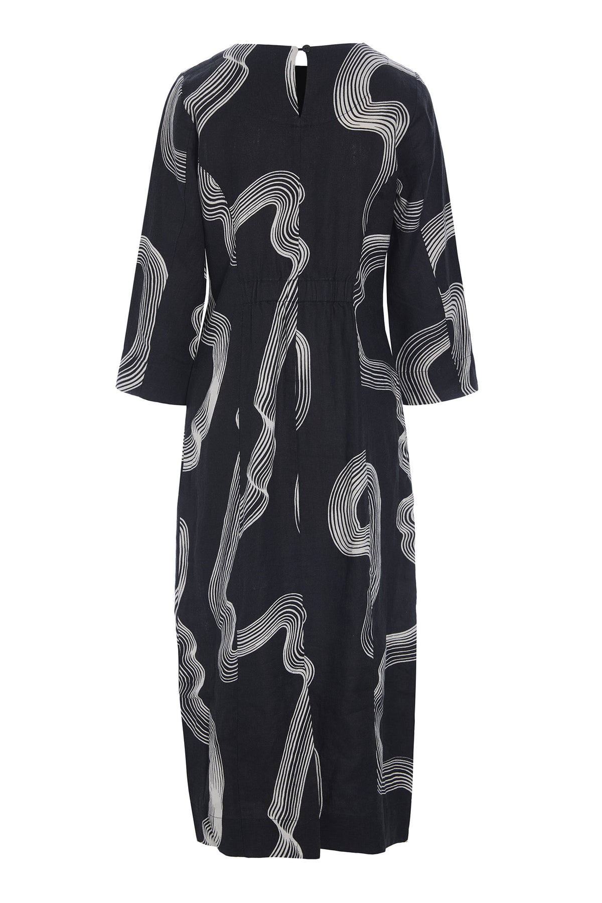 Hikazu lang kjole WAVES - 261-2328-5572