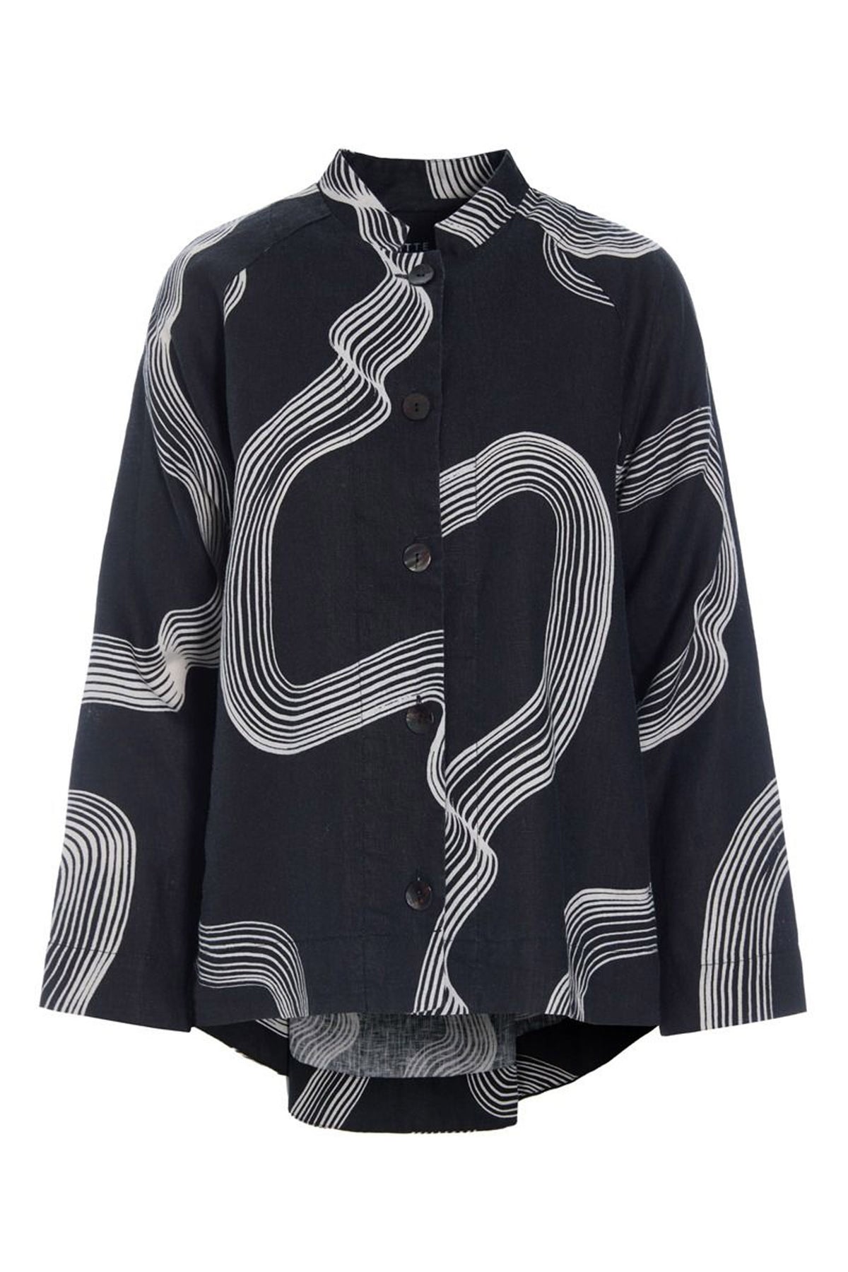 Hikazu raglanjakke WAVES - 261-2328-5568