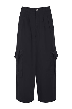 Hikoshiki bukser med læg Black - 262-2467-5693
