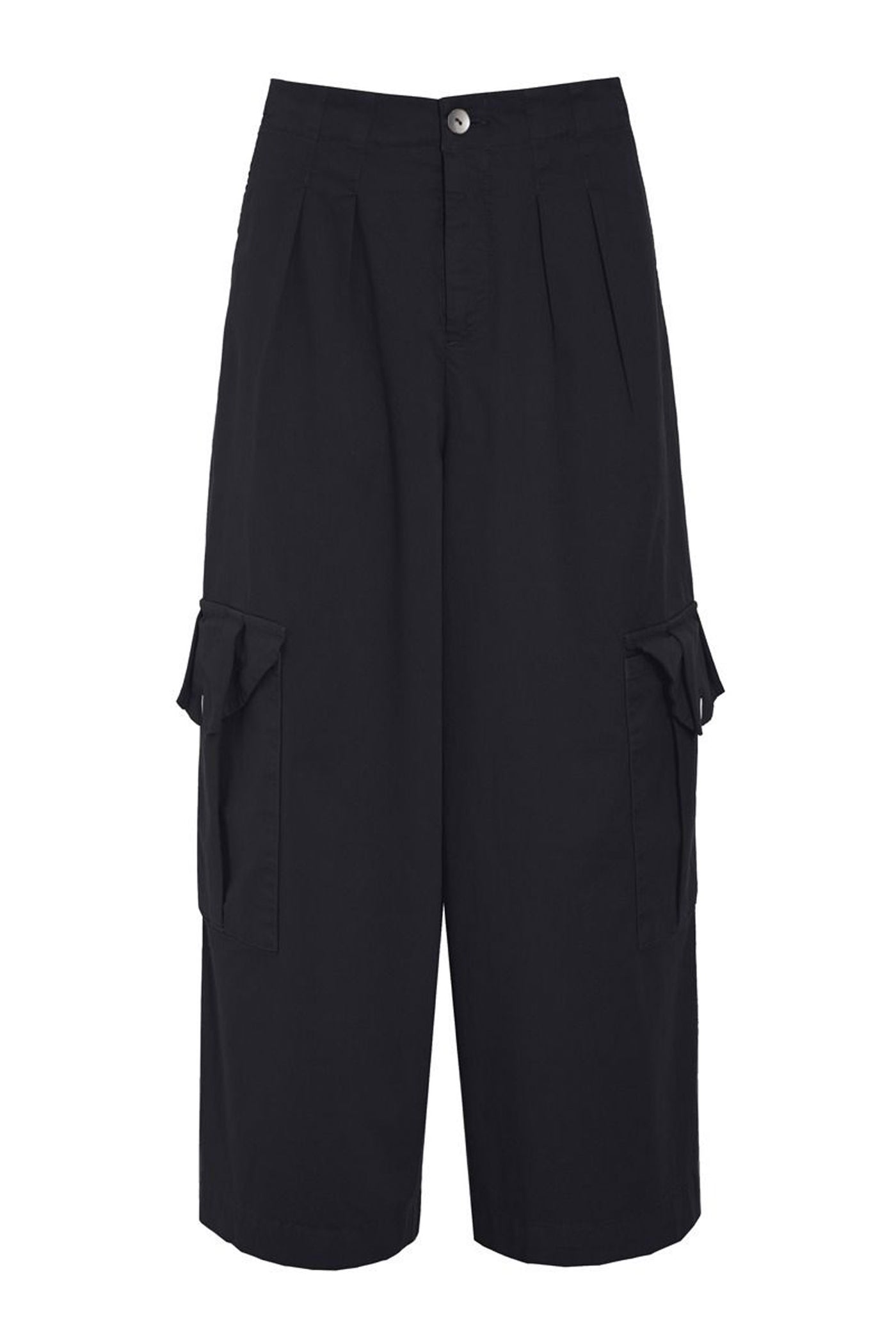 Hikoshiki bukser med læg Black - 262-2467-5693