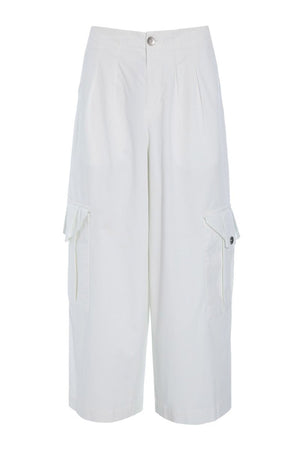Hikoshiki bukser med læg LILY WHITE - 262-2467-5693