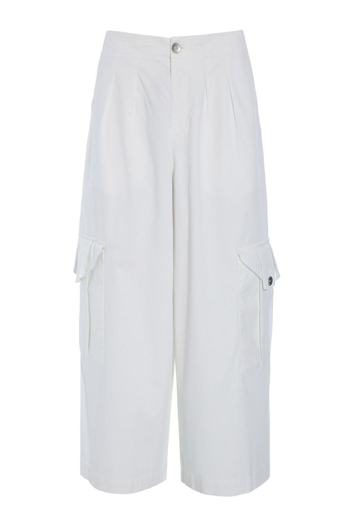 Hikoshiki bukser med læg LILY WHITE - 262-2467-5693