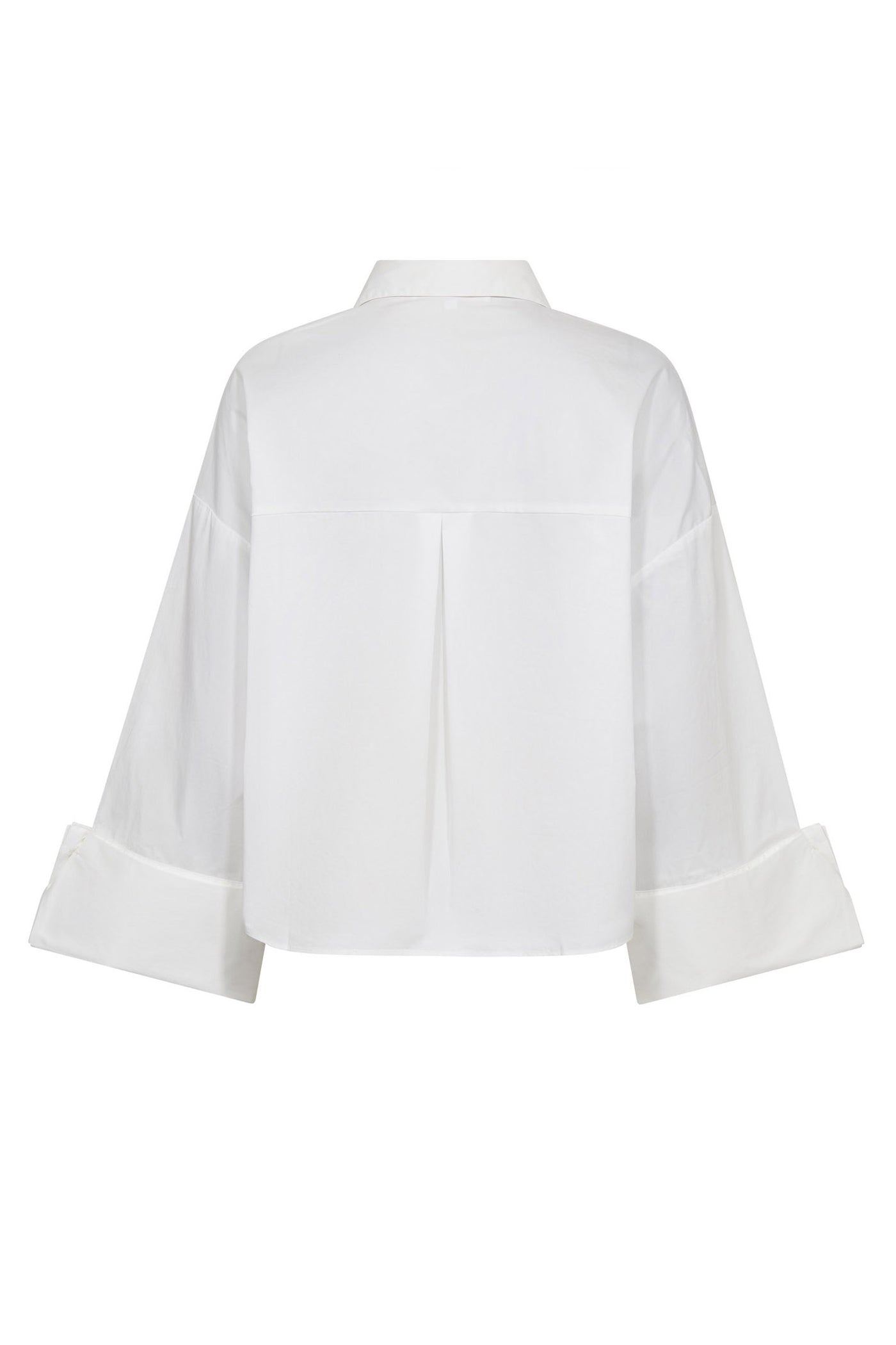 HinaCC Wide Cuff Shirt 4000-White - 35939