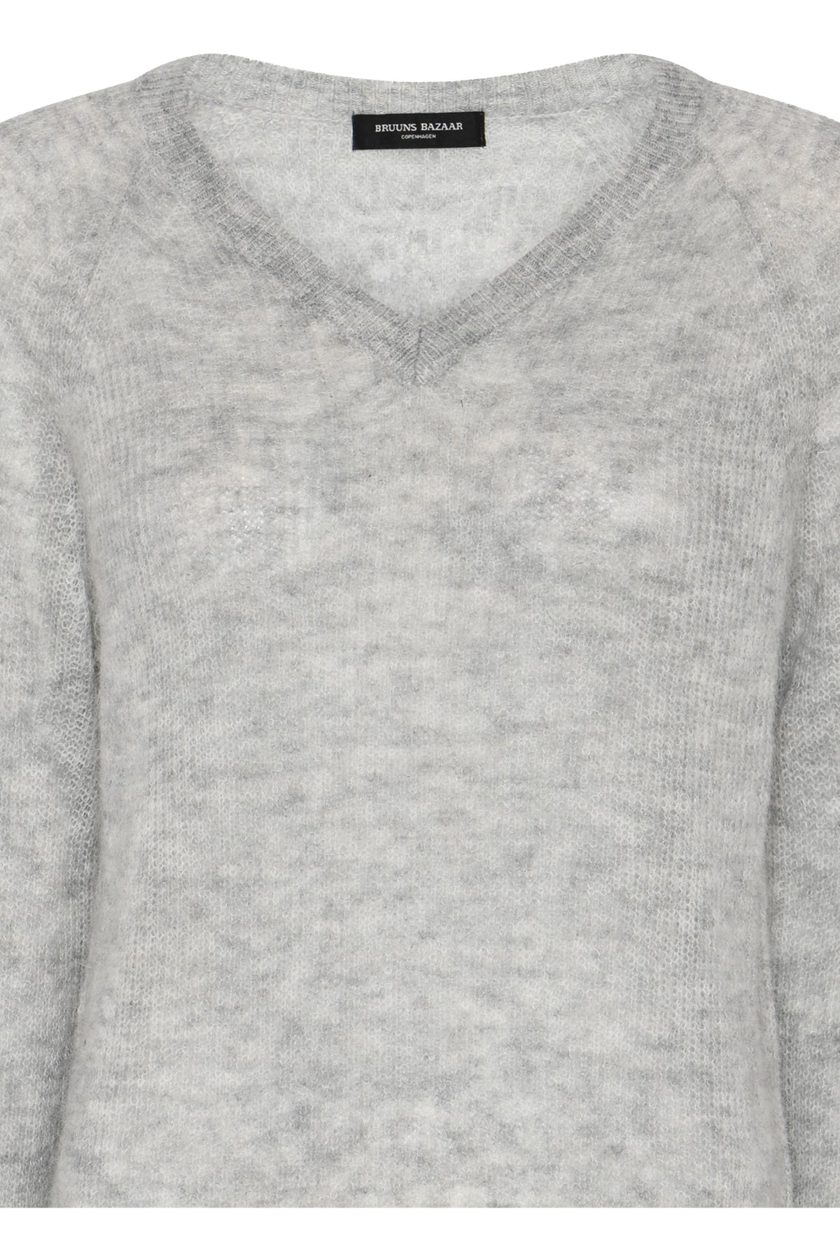 FluffyBBAmera knit Light Grey Melange - BBW4781