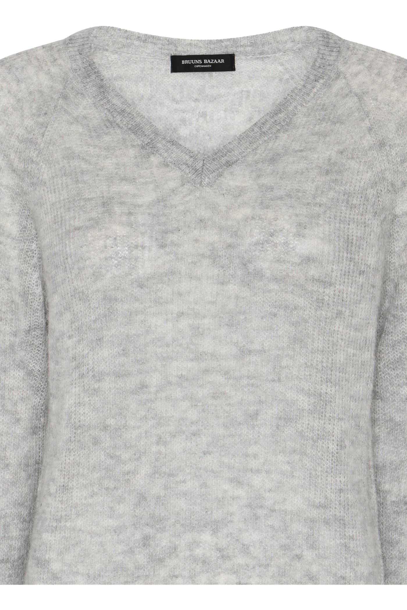 FluffyBBAmera knit Light Grey Melange - BBW4781