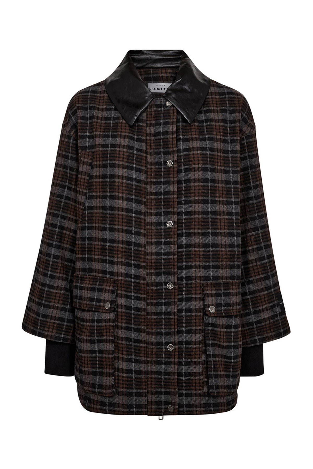 Hunters Check Jacket Mocca Check - HL10772