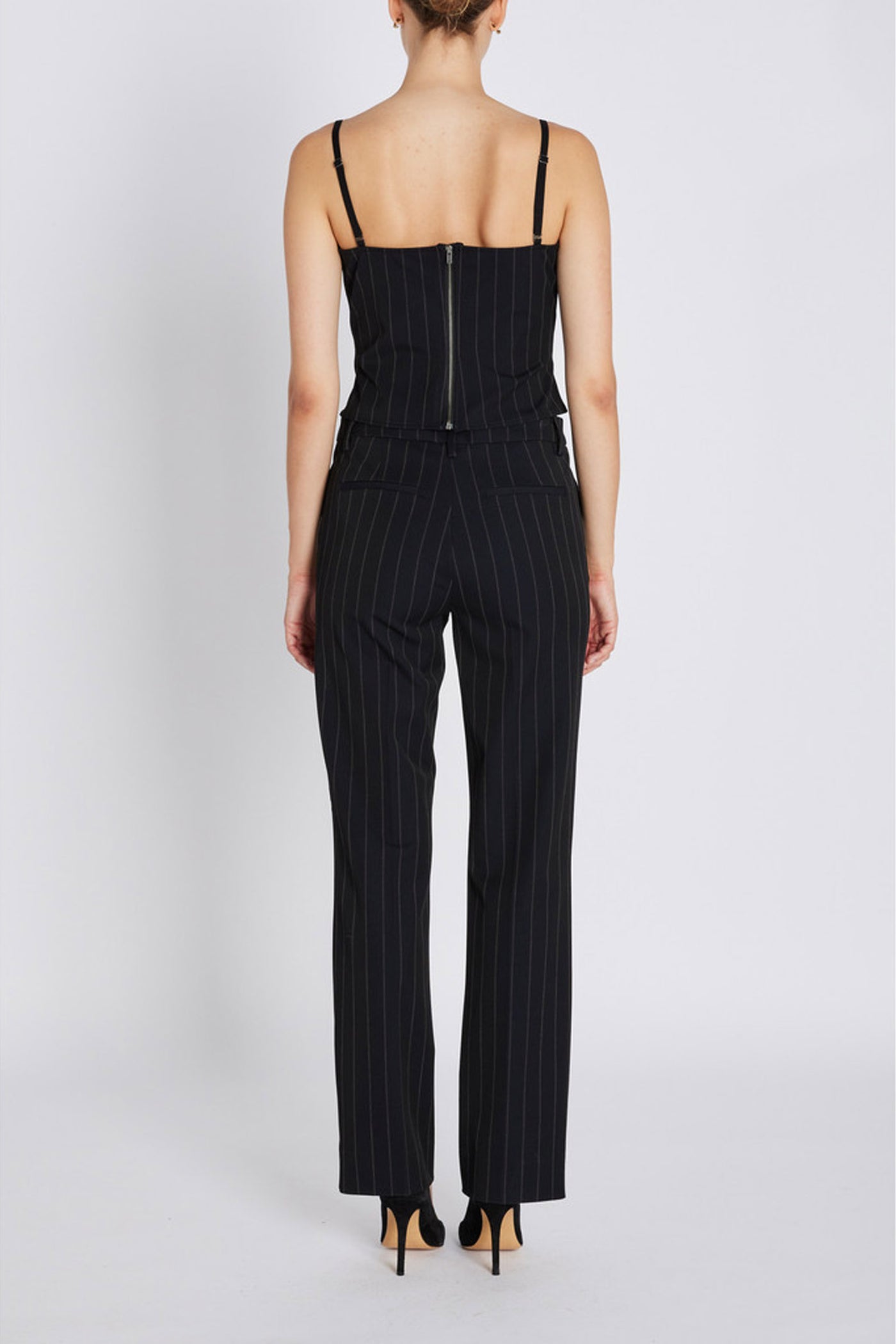 HydrangeaBBCigga pants Black pinstripe - BBW4631