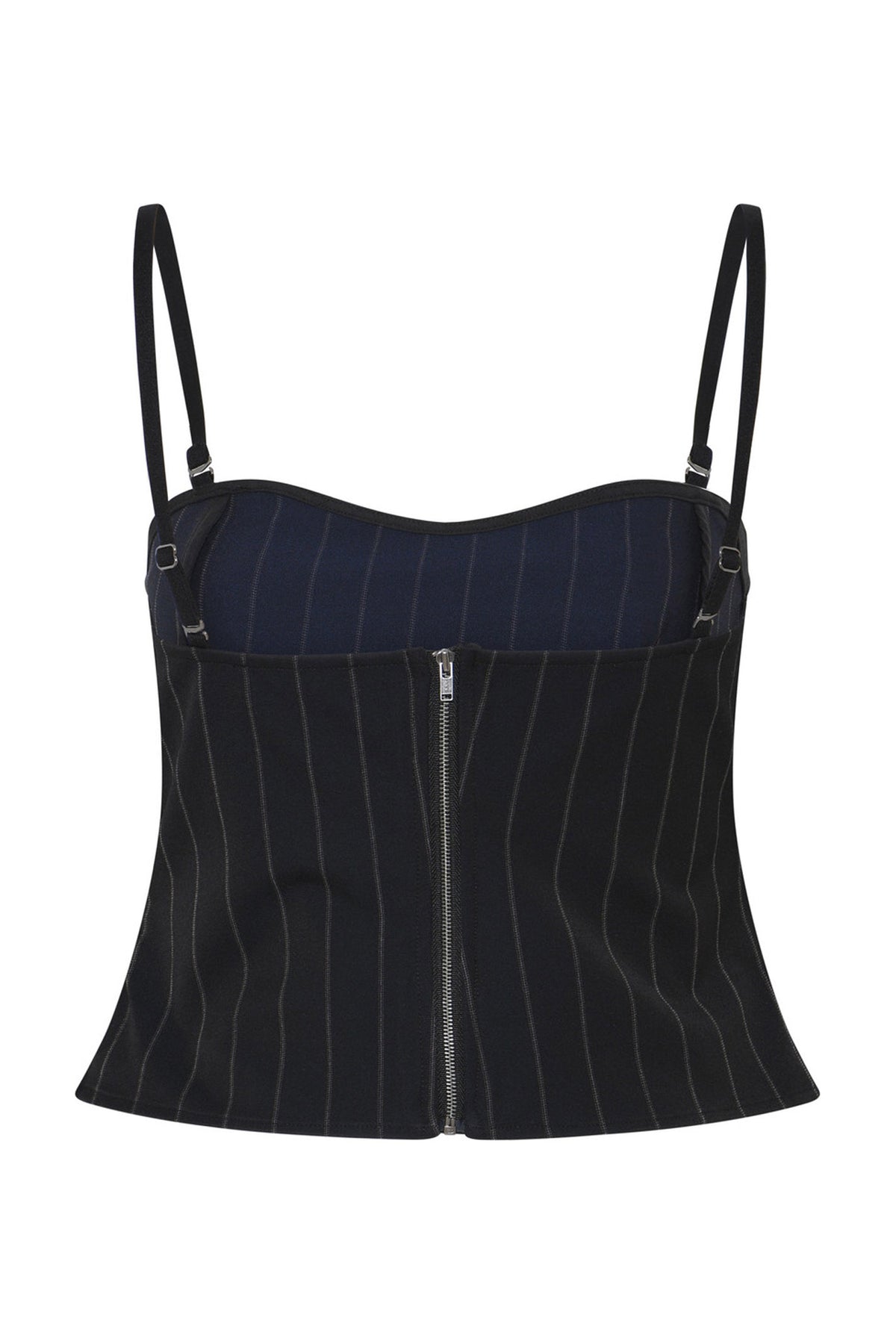 HydrangeaBBKorsas top Black pinstripe - BBW4632
