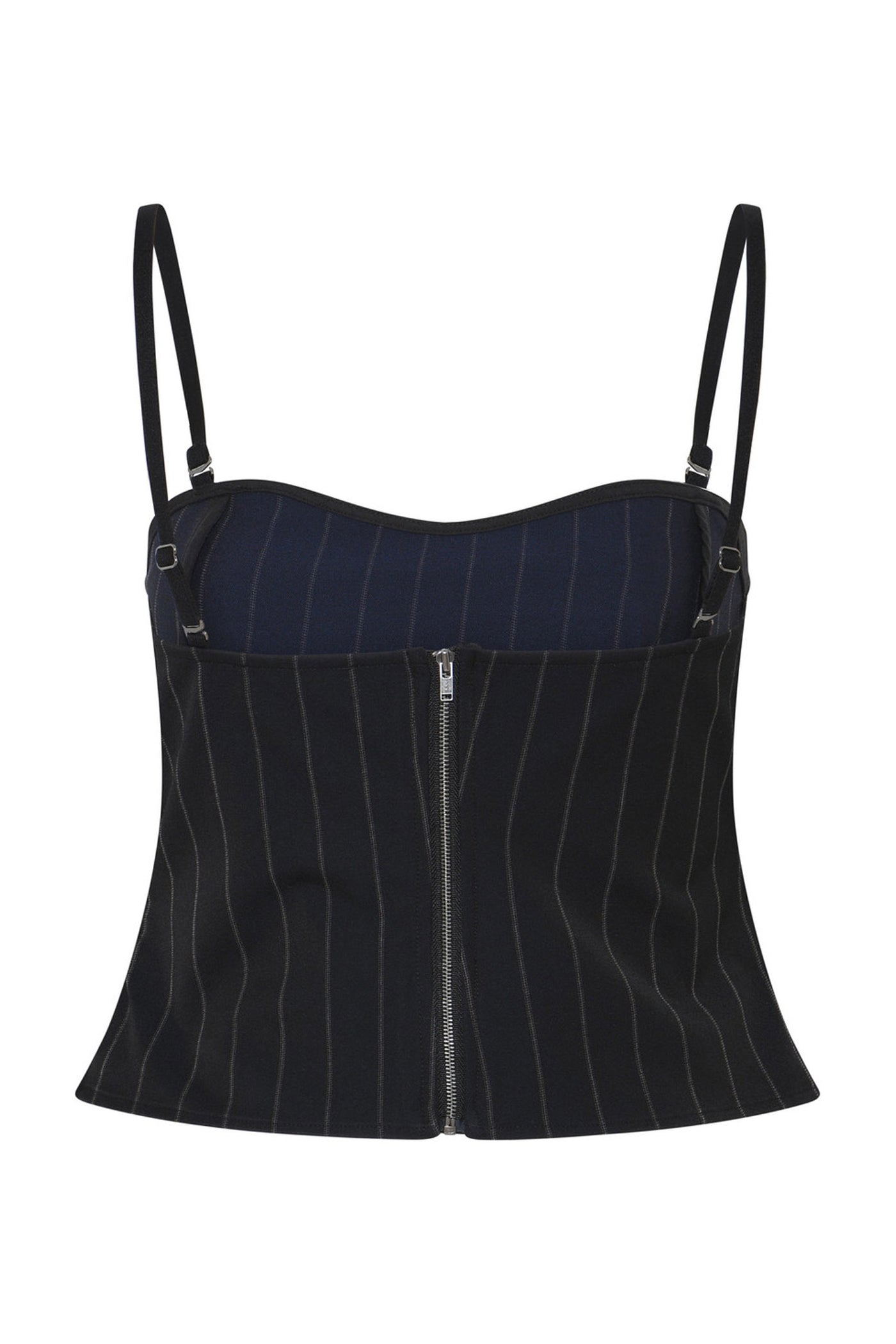 HydrangeaBBKorsas top Black pinstripe - BBW4632
