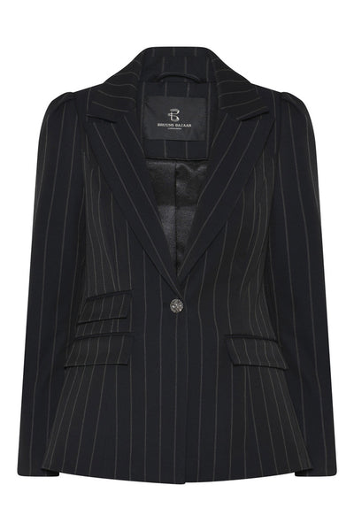 HydrangeaBBNora blazer Black pinstripe - BBW4633 Thumbnail