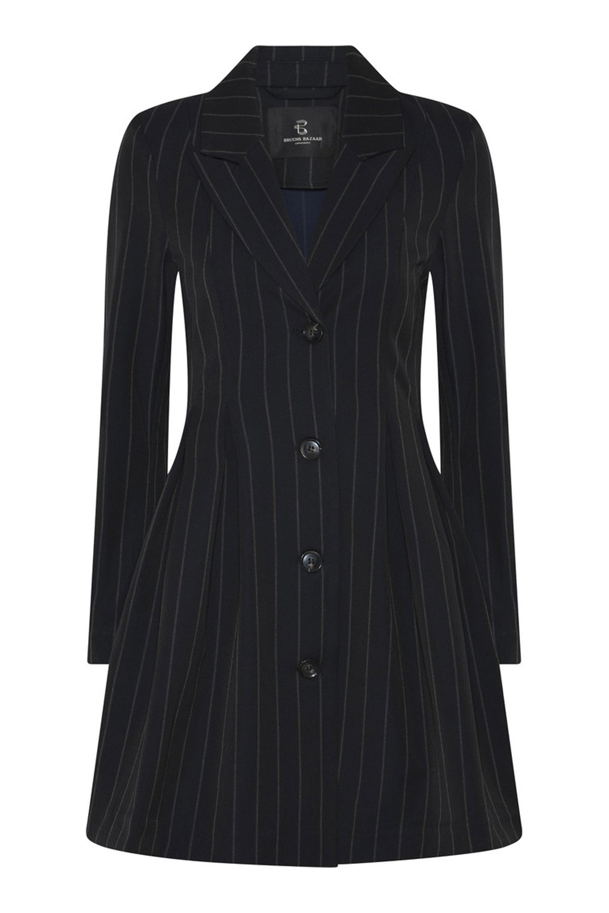 HydrangeaBBTova dress Black pinstripe - BBW4634