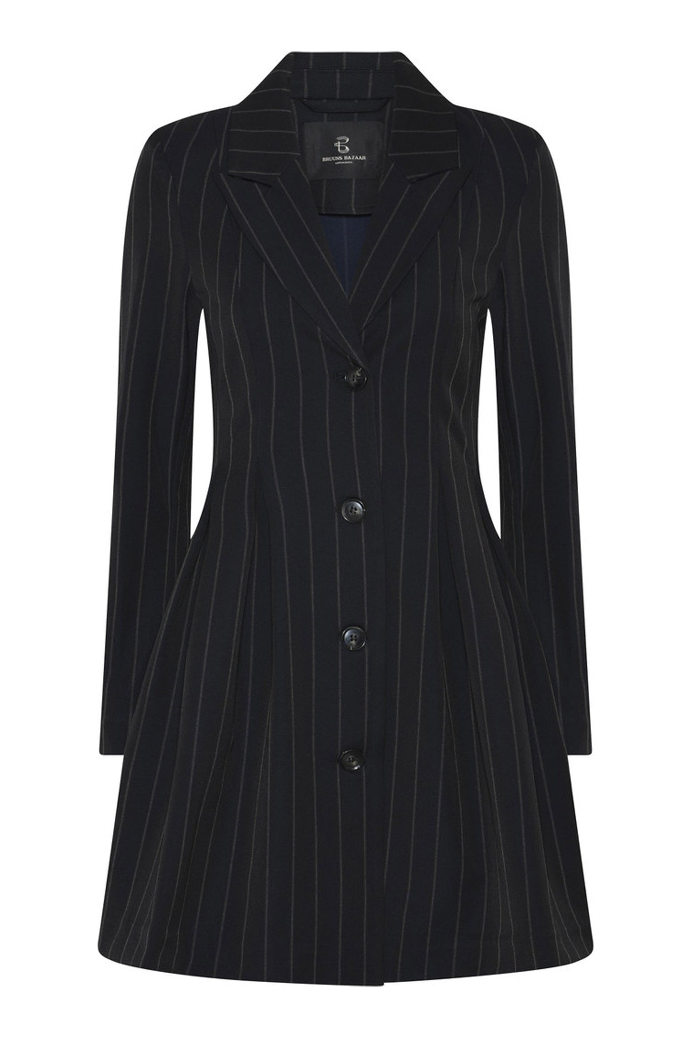 HydrangeaBBTova dress Black pinstripe - BBW4634