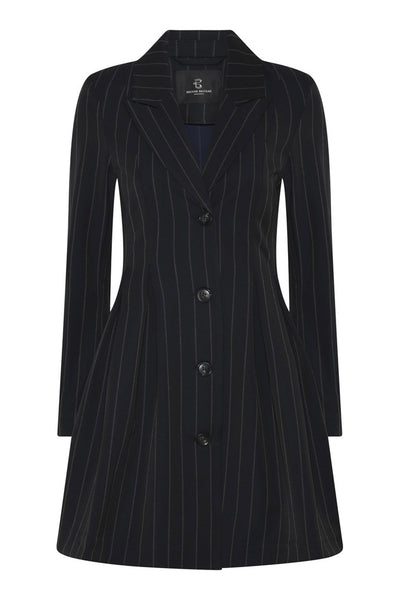 HydrangeaBBTova dress Black pinstripe - BBW4634 Thumbnail