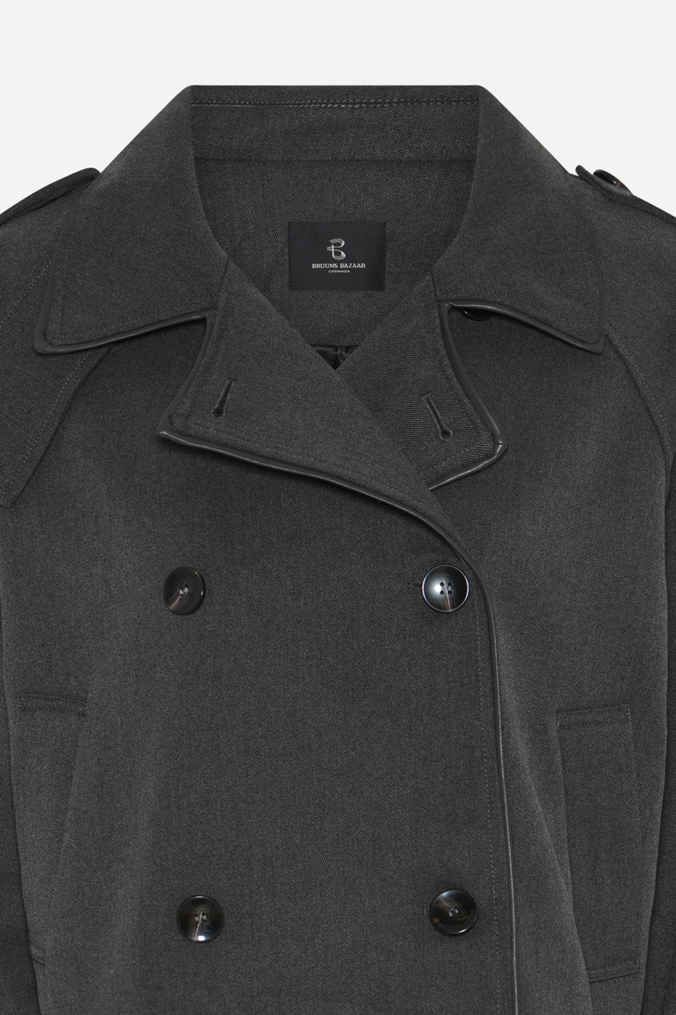 OncocaBBShort trenchcoat Grey - BBW5086