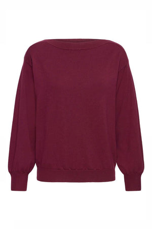 IHLULS BOAT NECK LS Rhododendron - 192024 - 20125811