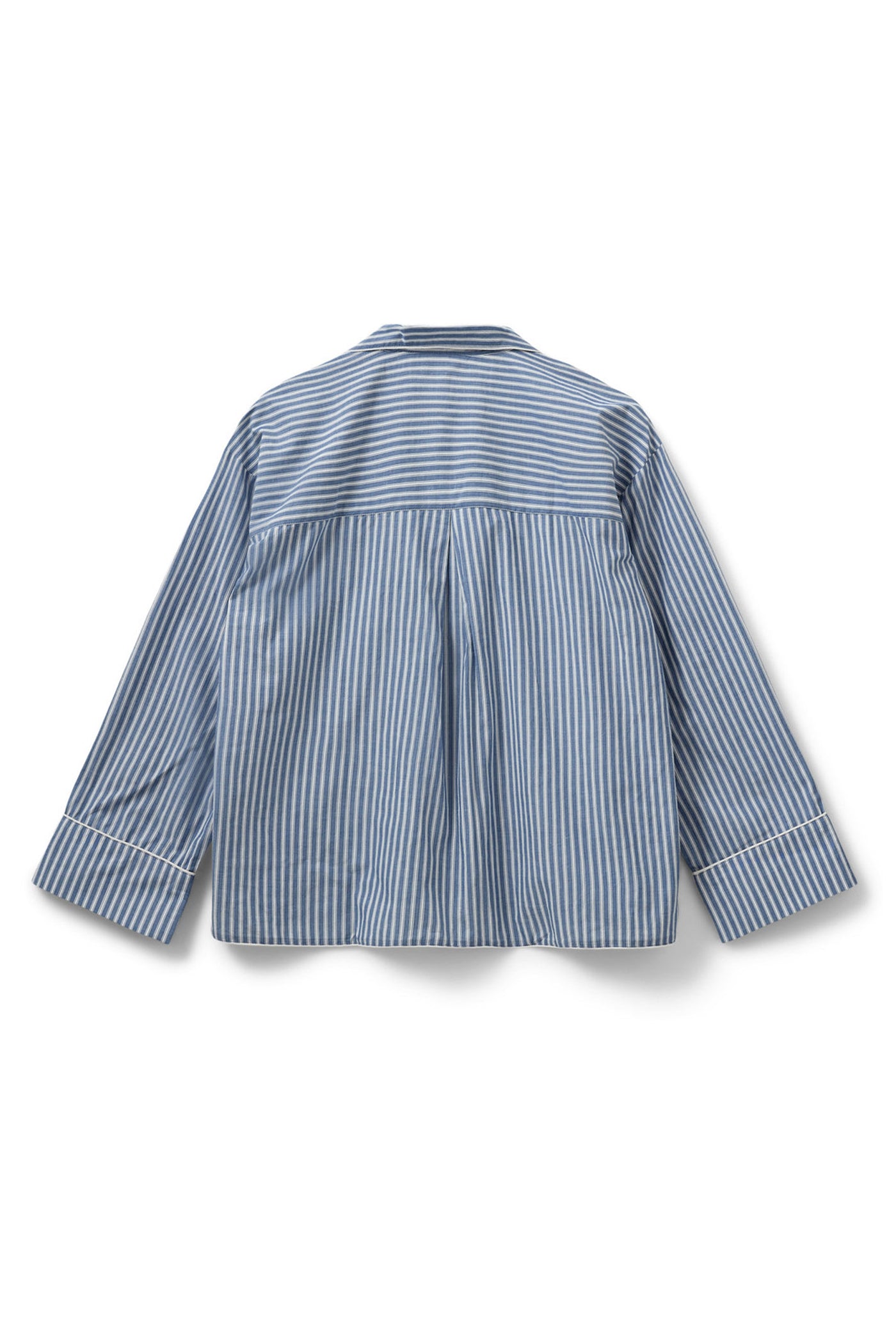 IMANASW SHIRT 5092 Blue striped - SNOS586