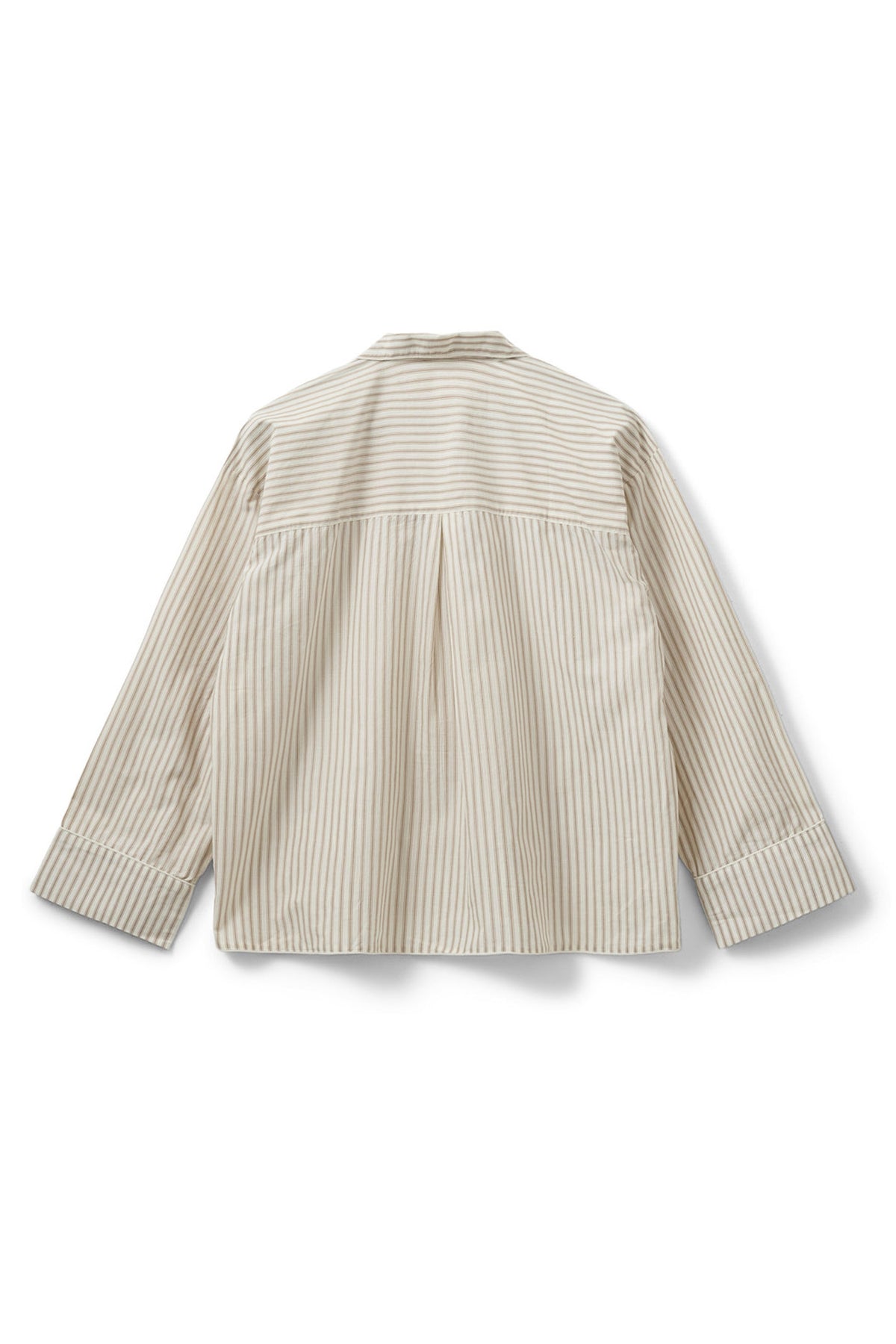 IMANASW SHIRT 7113 Brown Striped - SNOS586