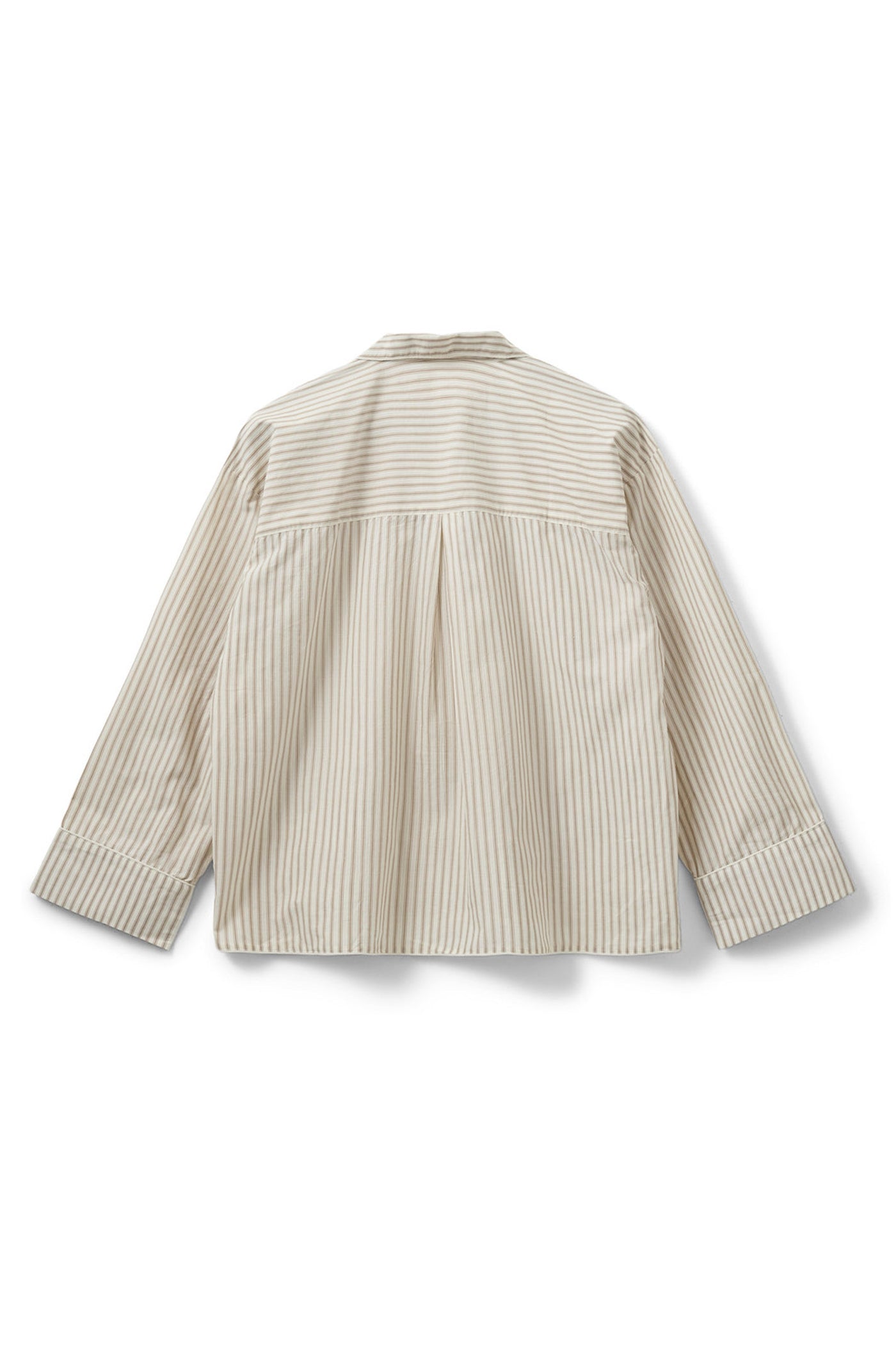 IMANASW SHIRT 7113 Brown Striped - SNOS586