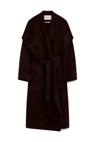 IOCarrieRose Coat BR291 Dark Brown - 30600088 Thumbnail