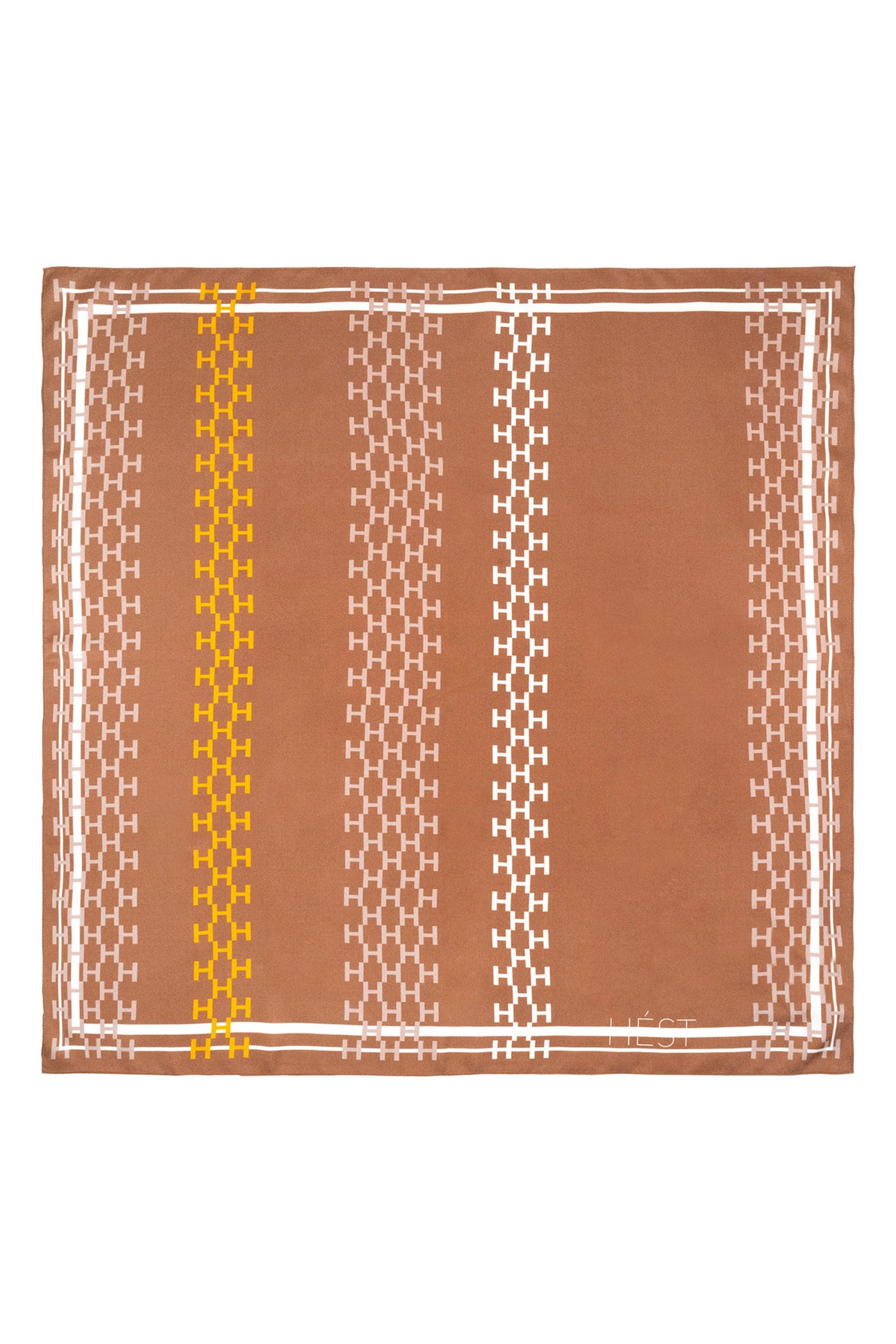 ISADORA Silk Scarf Large 6005 Mocha Mousse - 2610330576
