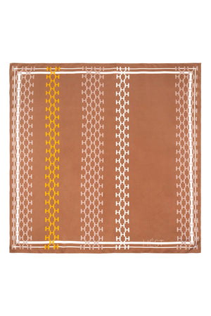 ISADORA Silk Scarf Small 6005 Mocha Mousse - 2610330577