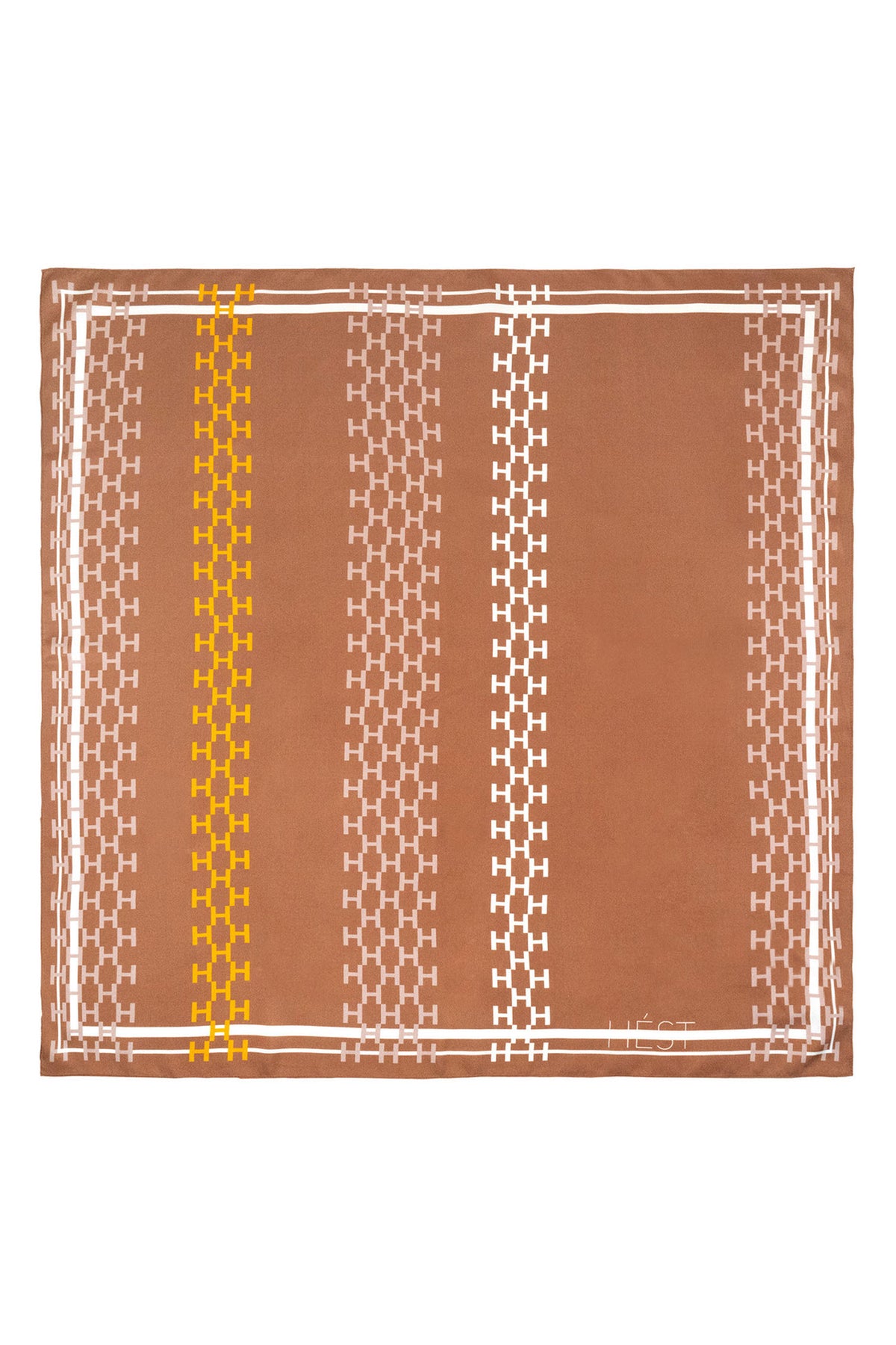 ISADORA Silk Scarf Small 6005 Mocha Mousse - 2610330577