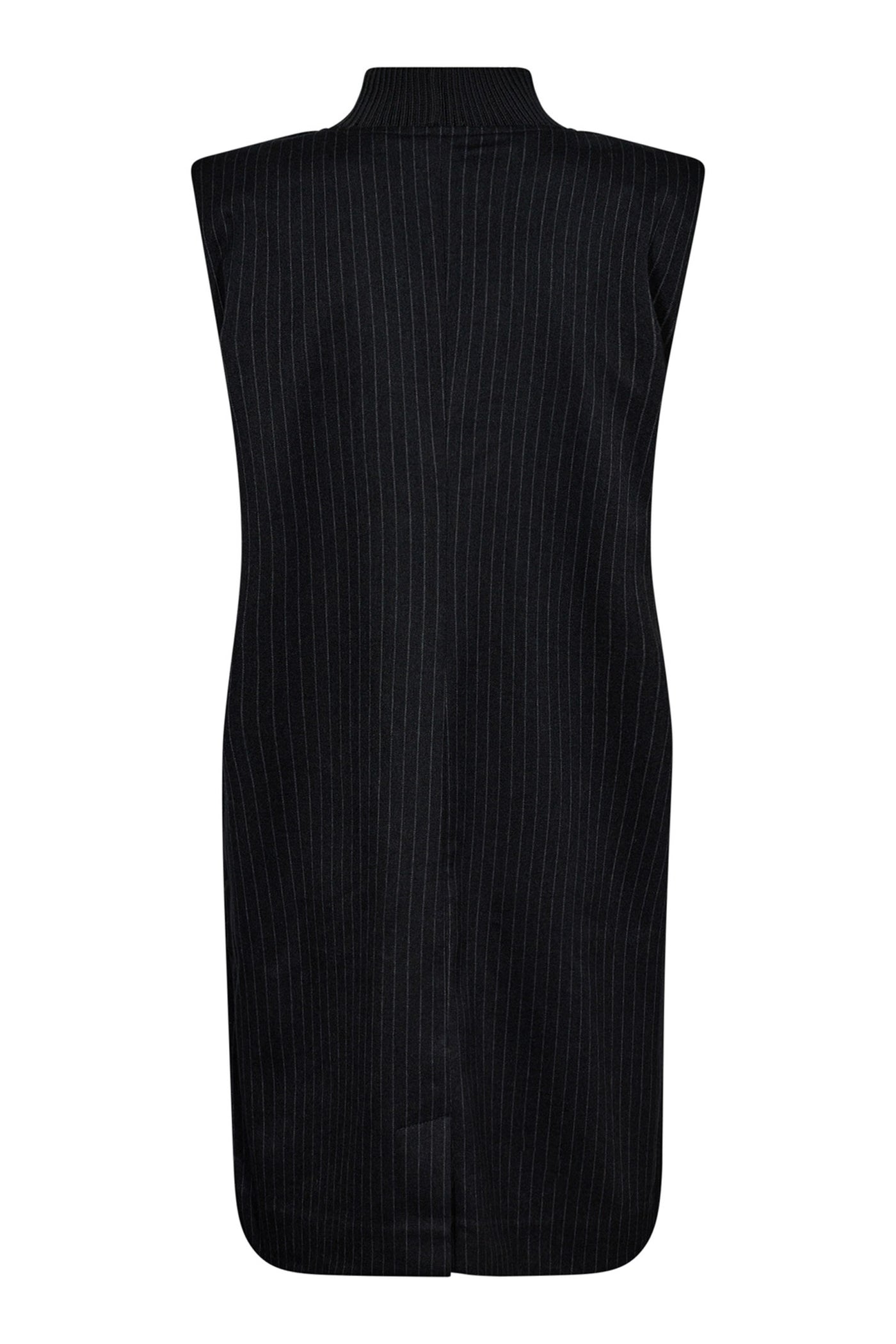 IdaCCPinRibTurtleneckDress 140-Dark Grey - 36308