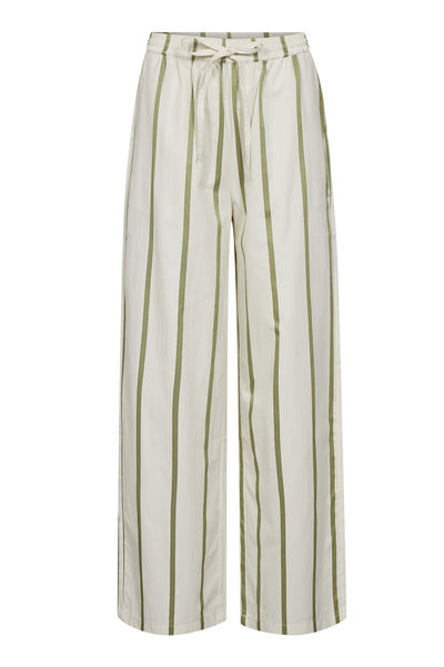 IdieCC Stripe Pants 1134-O/W Green - 41088 Thumbnail