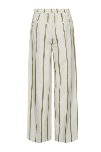 IdieCC Stripe Pants 1134-O/W Green - 41088 Thumbnail