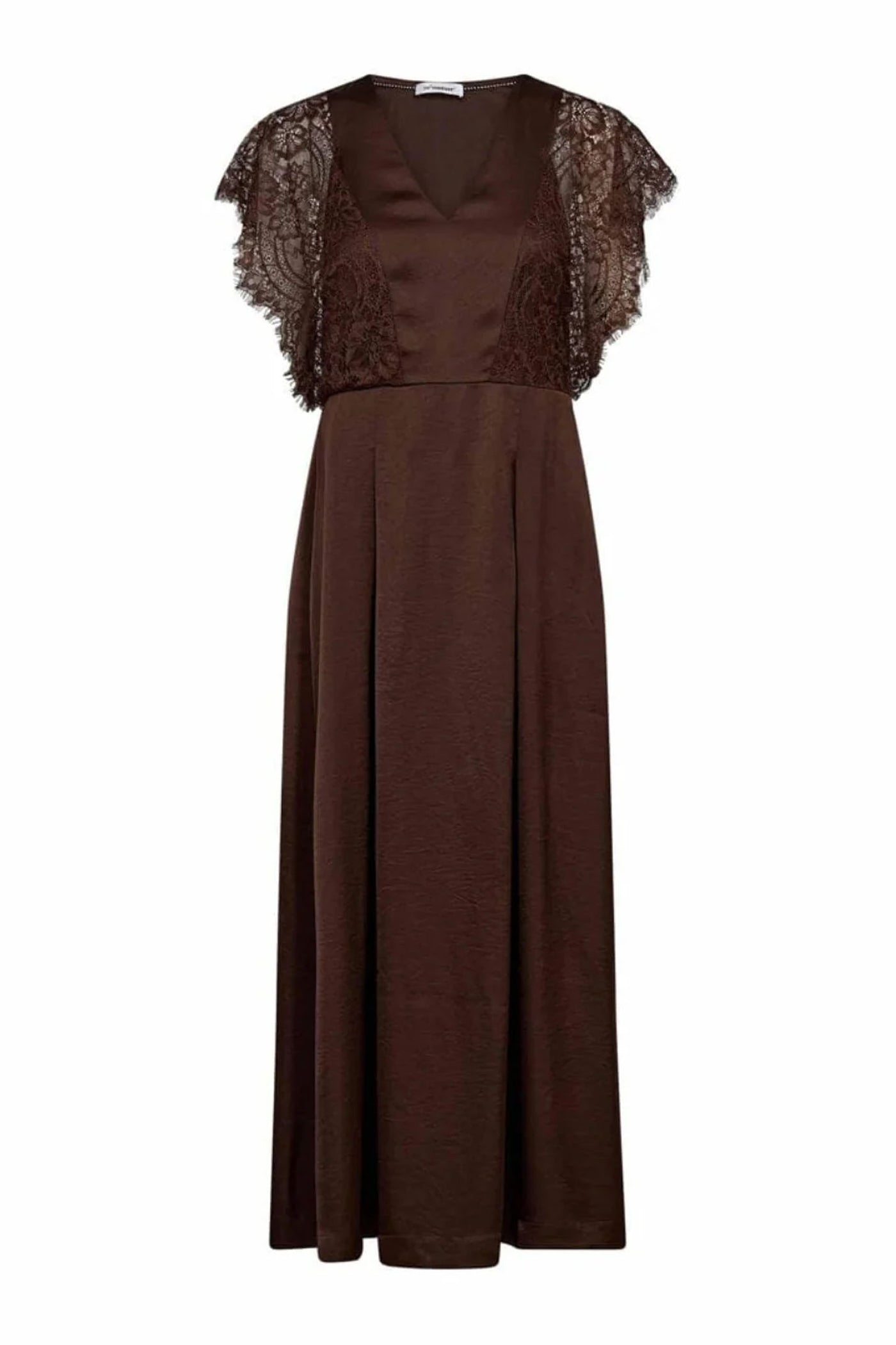 IdunCC Lace Dress 145-Dark Brown - 46125
