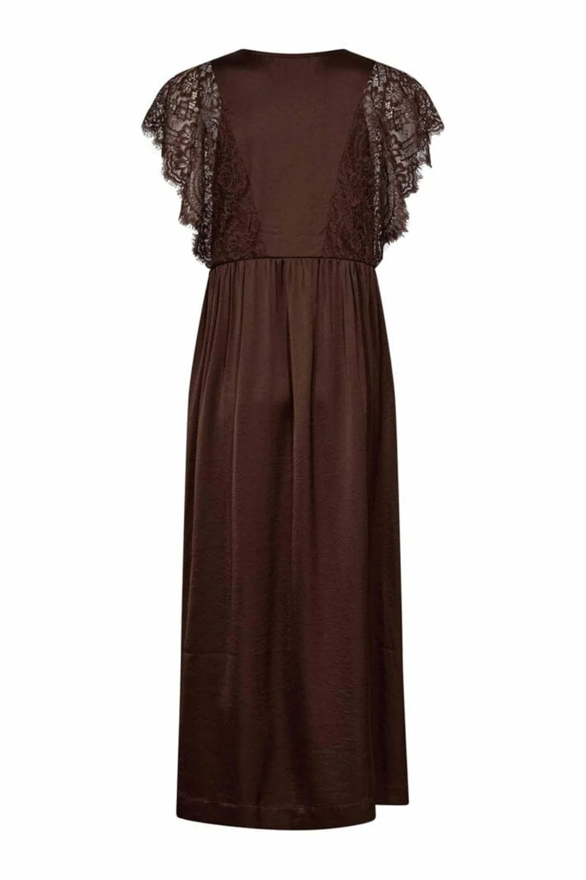 IdunCC Lace Dress 145-Dark Brown - 46125