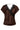 IdunCC Lace SS Blouse 145-Dark Brown - 45167