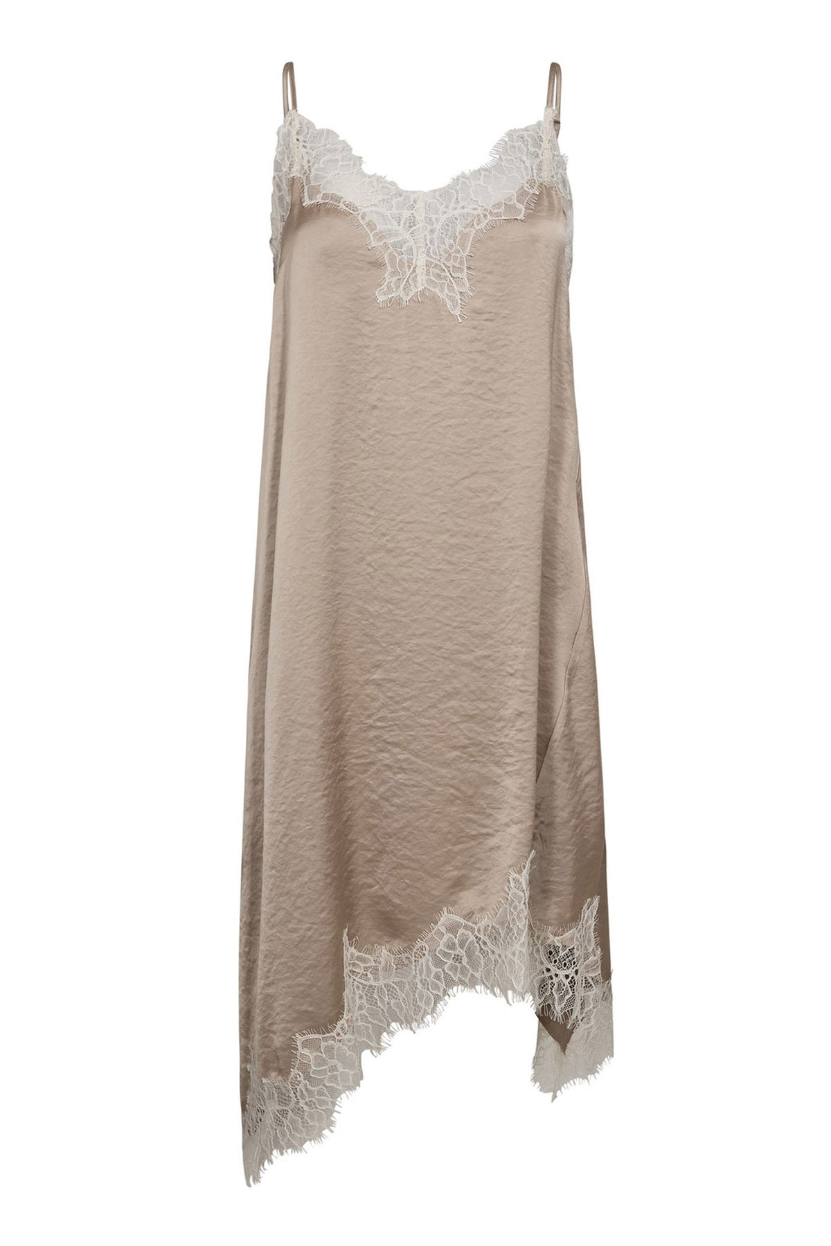 IdunCC Lace Strap Dress 320-Bisquit - 46105